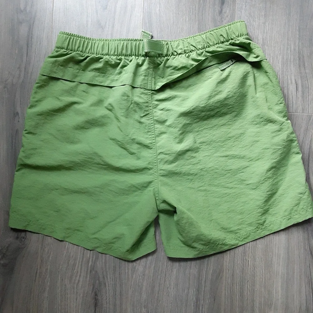 Lands' End Cargo Swim Trunks Mens L 36-38 Mesh Lined Nylon Belted Hiking Outdoor
